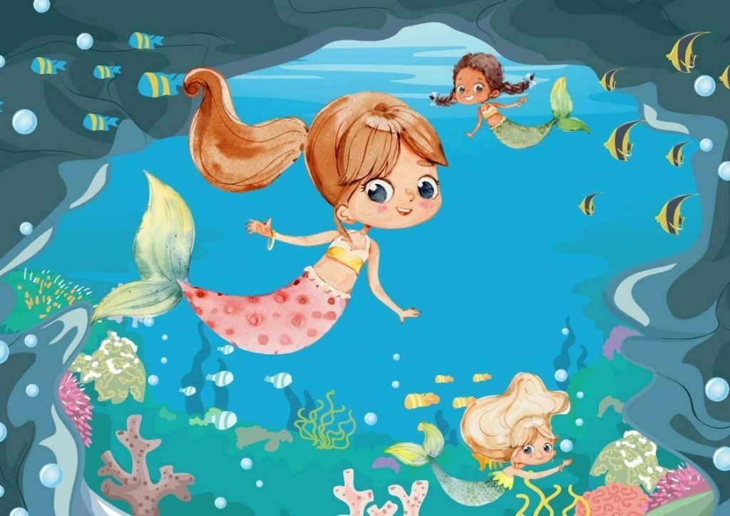 apprendre à dessiner les sirène et le monde aquatique