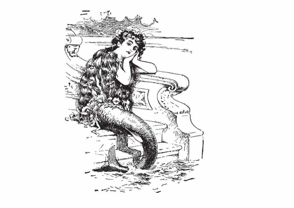 dessin de sirène réaliste